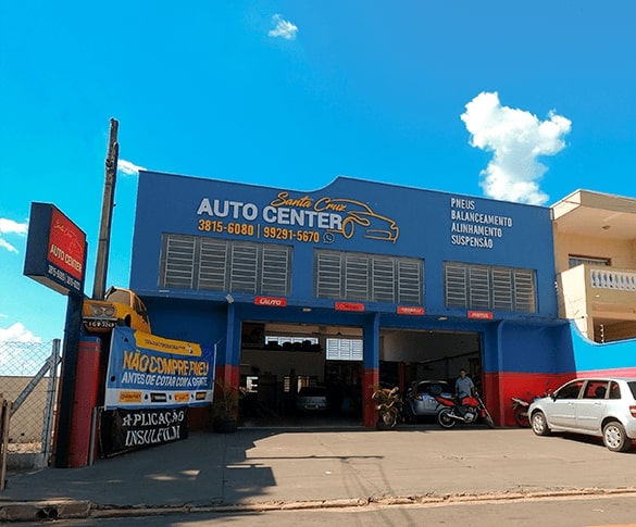 Fachada loja Santa Cruz Auto Center